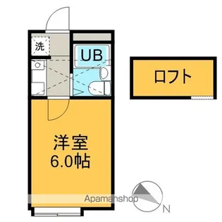 コスモハイツ泉【1階】の間取り